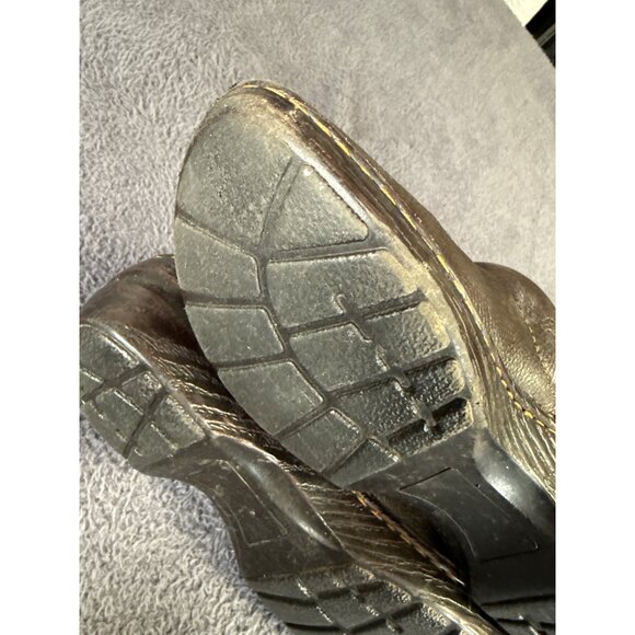 Born Womens Leather Slip-On Clogs 8.5M Brown Comfortable Shoes EU 40 Nurse - Picture 9 of 10